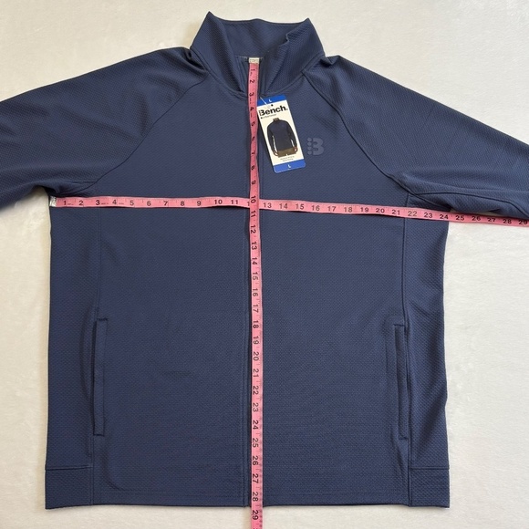 Bench Urbanwear Full Zip Jacket, Moisture Wicking, Blue, Large, NWT - Picture 8 of 14